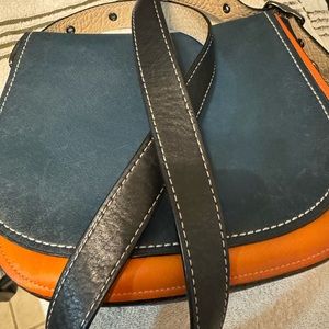 Used Coach saddle bag